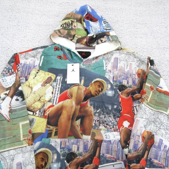 Jordan Brooklyn Fleece Printed Basketball Hoodie Mens Size XL NEW - Picture 3 of 14